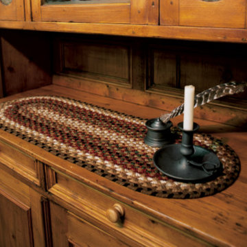 Homespice Decor Cocoa Bean 8x28" Runner
