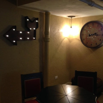 Young adult entertainment room