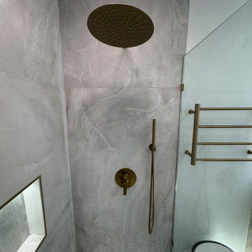 Guest Contemporary Modern Bathroom Remodeling in Cypress
