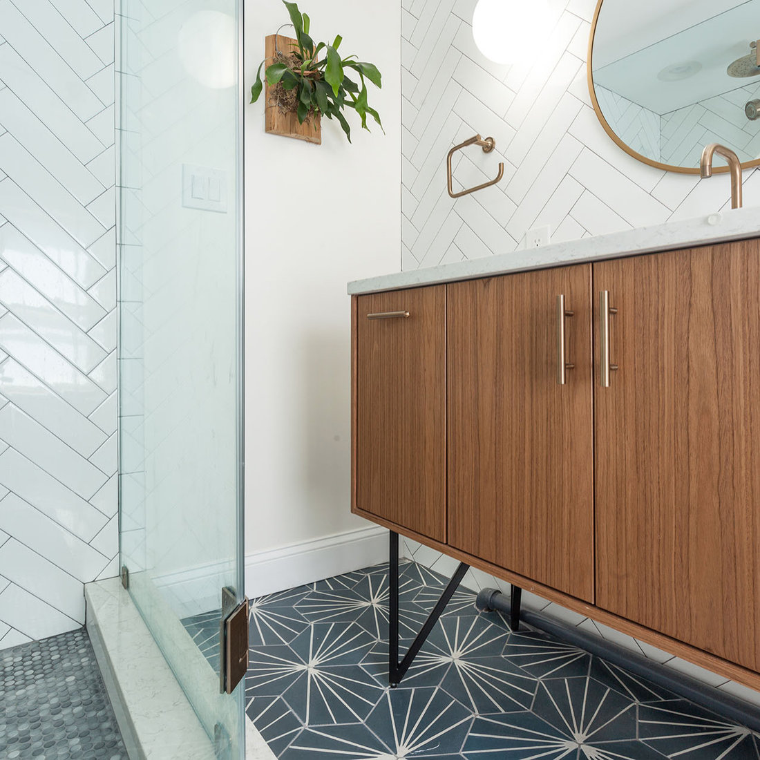 Mid Century Bathroom