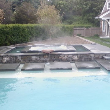 Pools with Hot Tubs