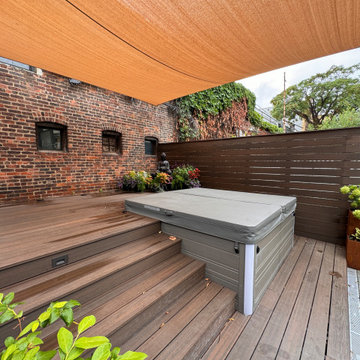 Greenpoint, Brooklyn backyard