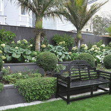 The garden and house