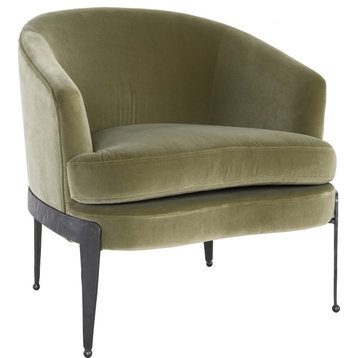 Ann Accent Chair Olive Green