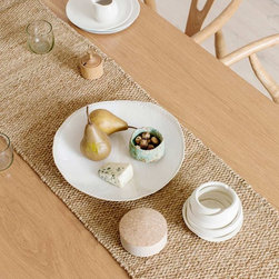 Natural Willow weave table runner | Armadillo & Co - Novelty Rugs