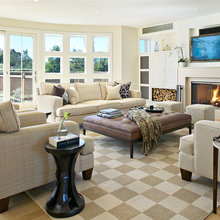coffee table leather