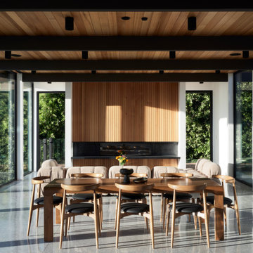 Malibu Glass Box House by Klopf Architecture
