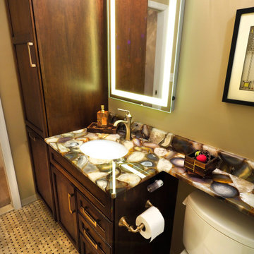 Spa-like Townhouse Baths
