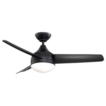 Moderno 42" LED Ceiling Fan, Black