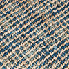 Handmade Jute & Cotton Abstract Rug by Tufty Home, Natural / Blue, 9x12