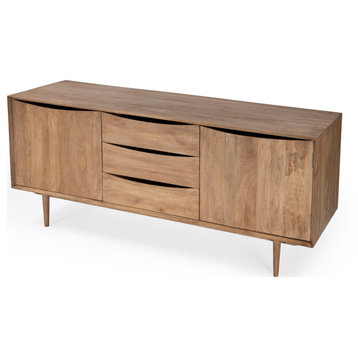 Leonidin Natural wood  Sideboard, 5598312