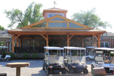 Timber Frame Pavilion @ Penn Oaks Country Club in West Chester, PA