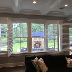 SIngle Panels In Open Position - Interior Shutters