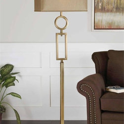 Rashawn Floor Lamp | Uttermost - Floor Lamps