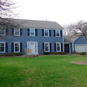 James Hardie Siding, Lincolnshire, IL Siding Remodel Blue