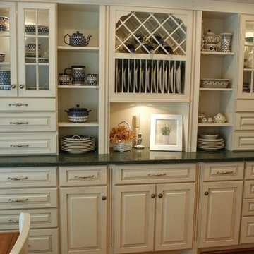 Outdated contemporary kitchen gets a 'Traditional' redesign