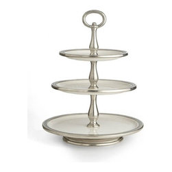 Arte Italica Tuscan 3-Tiered Stand - Dinnerware