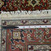 3'x5' Wool and Silk Ivory Tabriz Mahi Oriental Rug 250 kpsi Handmade R19815