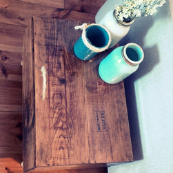 Wine box footstools - Footstools And Ottomans