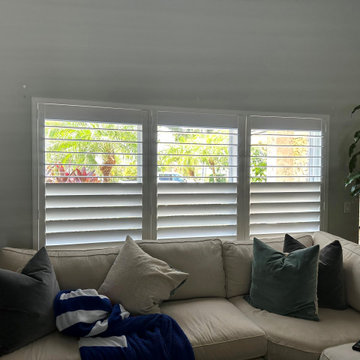Bypass Plantation Shutters for Sliding Glass Doors — Palm City, FL