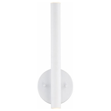 10W 2 LED Wall Sconce in Modern Style - 3 Inches Wide by 14 Inches High-Matte