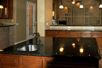 Example of a trendy home design design