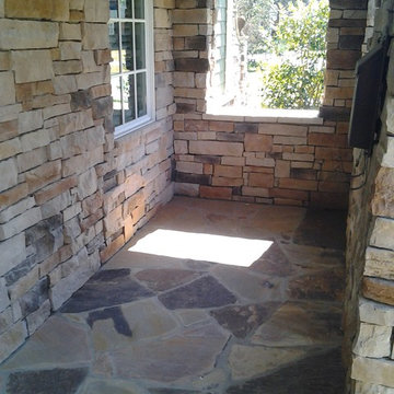 Irregular Tennessee Flag Stone Flooring