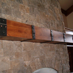 Copper Rivet Mantel Straps - Fireplace Mantels