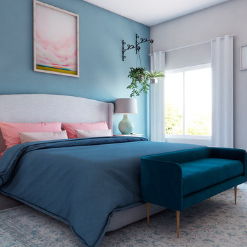 Contemporary French Victorian Bedroom