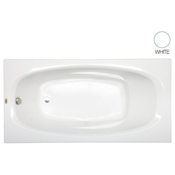 Jacuzzi J1A7236BLXXRS Signature 72" Acrylic Soaking Bathtub for - White