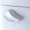 Toto Drake Elongated 1.6 GPF Toilet, Right-Hand Trip Lever, Cotton White