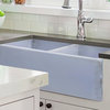 Nantucket 33" Double Bowl Sink, ShabbySugar