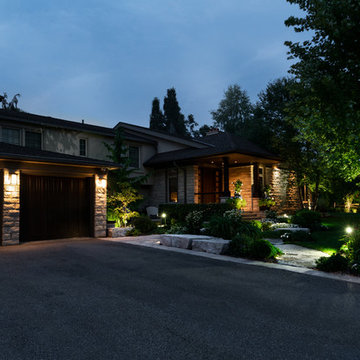 Markham Outdoor Lighting Redesign - View After Conscape