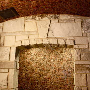 Interior Stone Arch Nook Detail