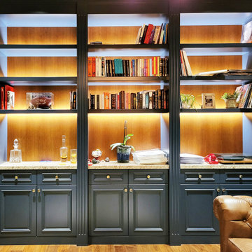 Backlit Drawing Room Bookcase