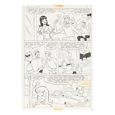 Samm "Jughead" Schwartz, Jughead "Strings Attached" #197 pg 2, Ink Drawing