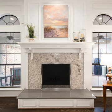 Scott Circle Kitchen & Living Room