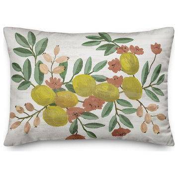 Citrus Botanical 14x20 Spun Poly Pillow