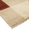 Gabbeh Area Rug, Red, 3'1"x4'9"