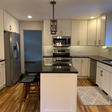 Contemporary Kitchen Remodel Done in a Bisque Color