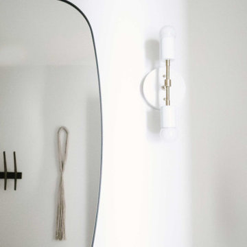 Scandinavian-styled bathroom