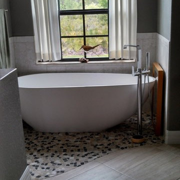 ADM Bathroom Oval Freestanding Bathtub, White, 72.8" - SW-105L (73 x 33)