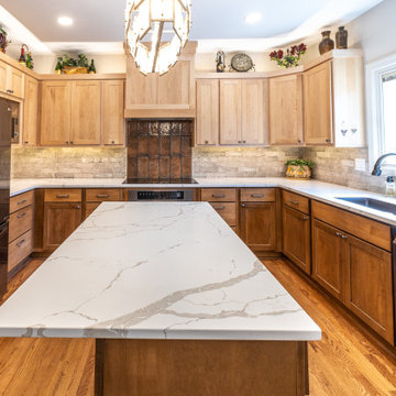 Olathe Kitchen Remodel with Powder Bath + Laundry Room Transformation