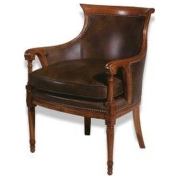 Accent Accent Chair Chair Reproduction Reproduction Wood Leather Wood