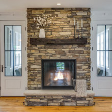 Fireplace area