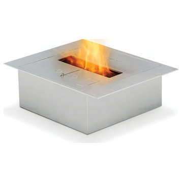 EcoSmart™ BK5 Bio Ethanol Burner, Ventless Fireplace Kit, Stainless Steel