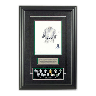 MLB Oakland Athletics 2012 uniform original art – Heritage Sports Art