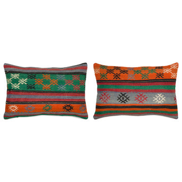 Kilim Pillow Covers - 2'  x 1' 4" (24 in. x 16 in.)