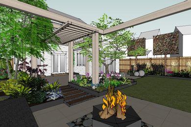 New build garden design