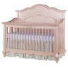 Evolur Aurora 5-in-1 Convertible Crib, Blush Pink Pearl